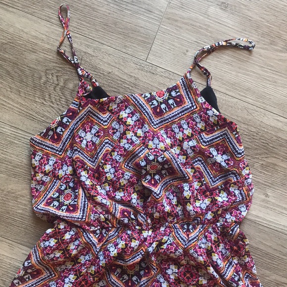 Xhilaration Patterned Maxi Dress szS - Picture 4 of 9